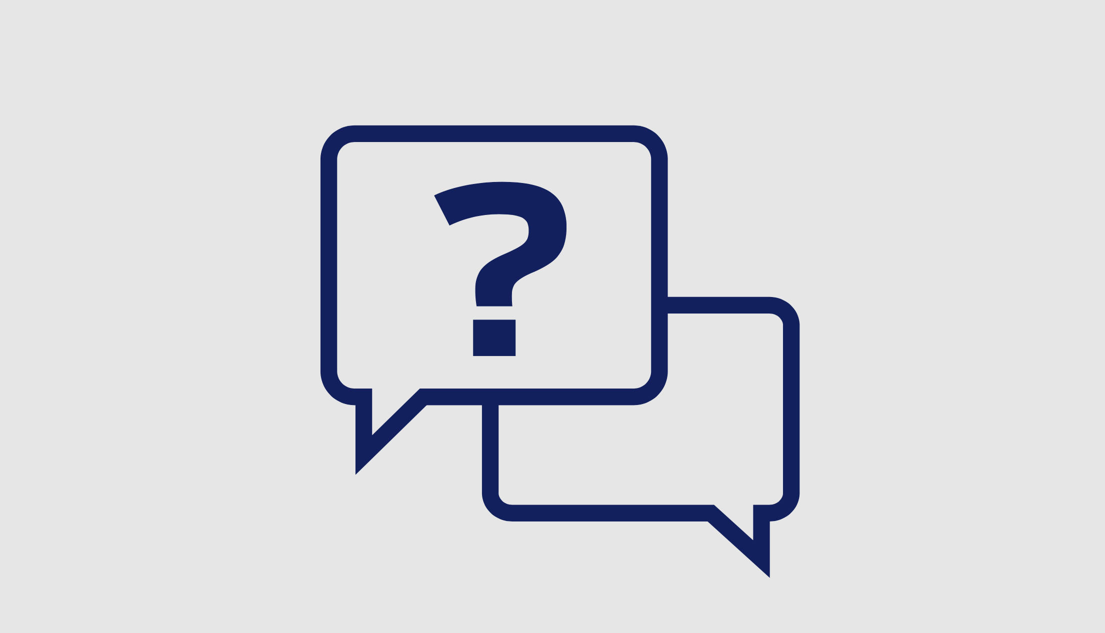 FAQ speech bubble
